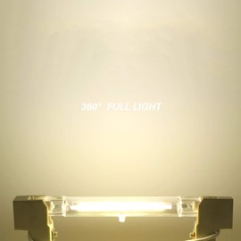 Dimmable 118MM R7S COB LED Bulbs, 20W J Type 118MM Double Ended LED Lights 120V T3 R7S Base 150W Equivalent Floodlight Replacement for Garage Lighting Floor Lamps (Natural Light, 2 Pack)