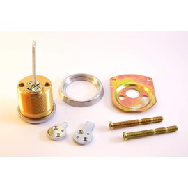 Mul-T-Lock Junior Rim & Mortise Rimo Cylinder, Chrome, 2 Keys, High Security