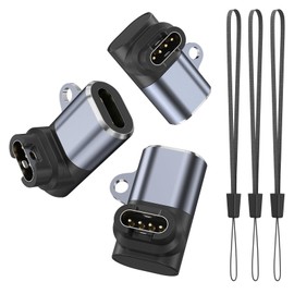 GUONMG 3 Pack Cargador para Garmin Watch, USB-C Convertidor de Carga para Garmin Fenix 8 7 7S 7X 6 E Pro, Vivoactive 5 4, Forerunner 965 955 265 255 165 55, Instinct, Venu 3S 2 SQ (Tipo L)