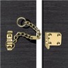 TERF® Heavy Duty Door Chain Polished Brass Narrow Design Door