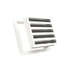 12x10 Modern Design AC Grille - Aluminum White - Air