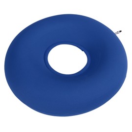Inflatable Donut Cushion Prevents Bed Sores Thickened Round Inflatable Ring Cushion for Patients Elderly People Blue