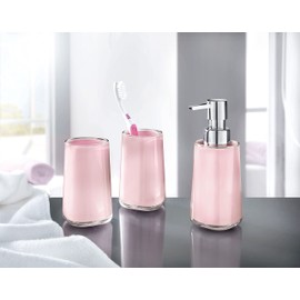 Kleine Wolke Zahnputzbecher Mable / 65 x 113 mm/Farbe Magnolie, Plastik, 6.5x6.5x11.3 cm