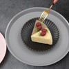 Rinboat 12 Pcs Round Restaurant Serving Trays, Food Meals Server
