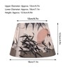Chinese Style Lamp Shade Cloth E27 E14 Red Crowned Crane