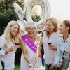 Semato Purple 60th Birthday Tiara and Sash Kit-60th Birthday Gifts