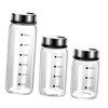 CIYODO Compact Seasoning Jars 3 Pack Condiment Can Stylish and