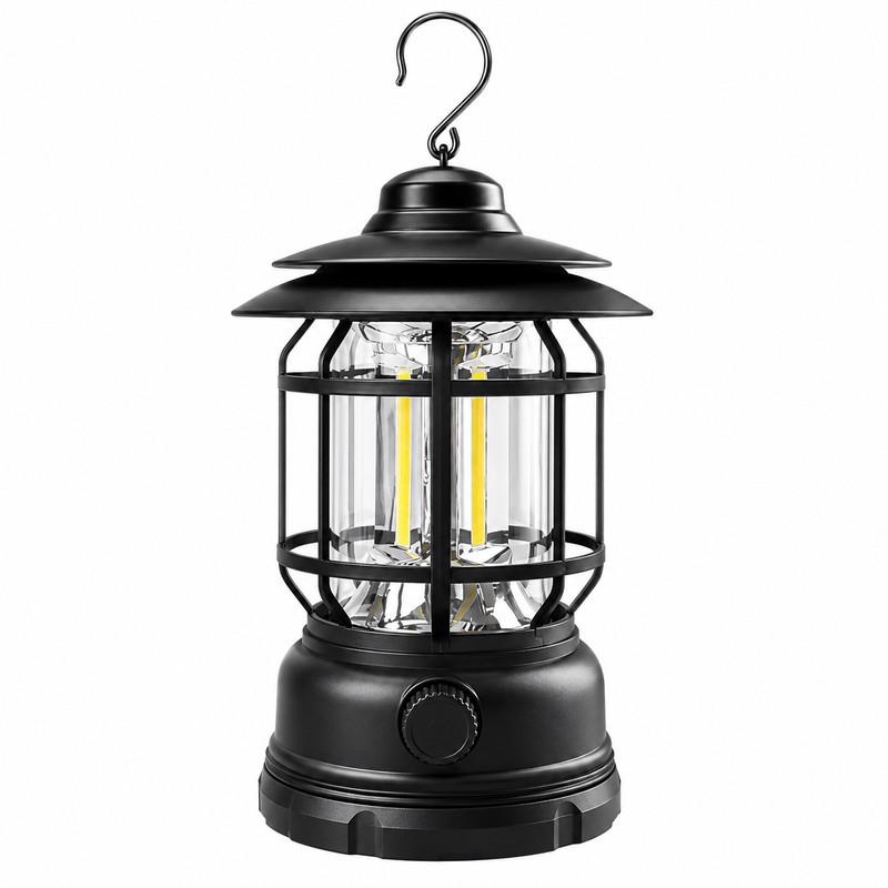 Rechargeable Camping Lantern – Stepless Dimming COB Portable LED Light