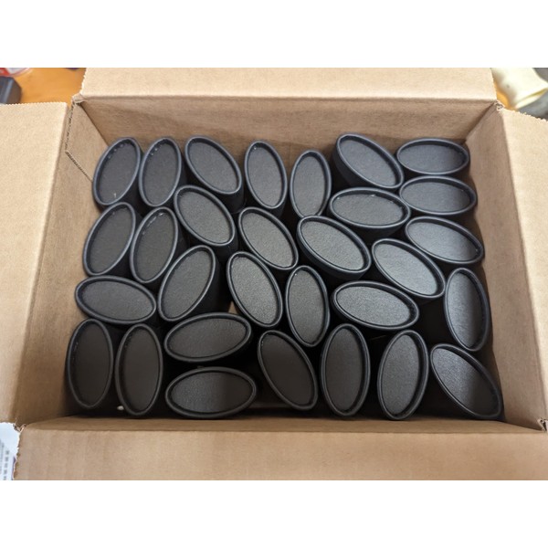 Empty Cardboard Deodorant Containers 75g (2.5 oz) - Oval Shape