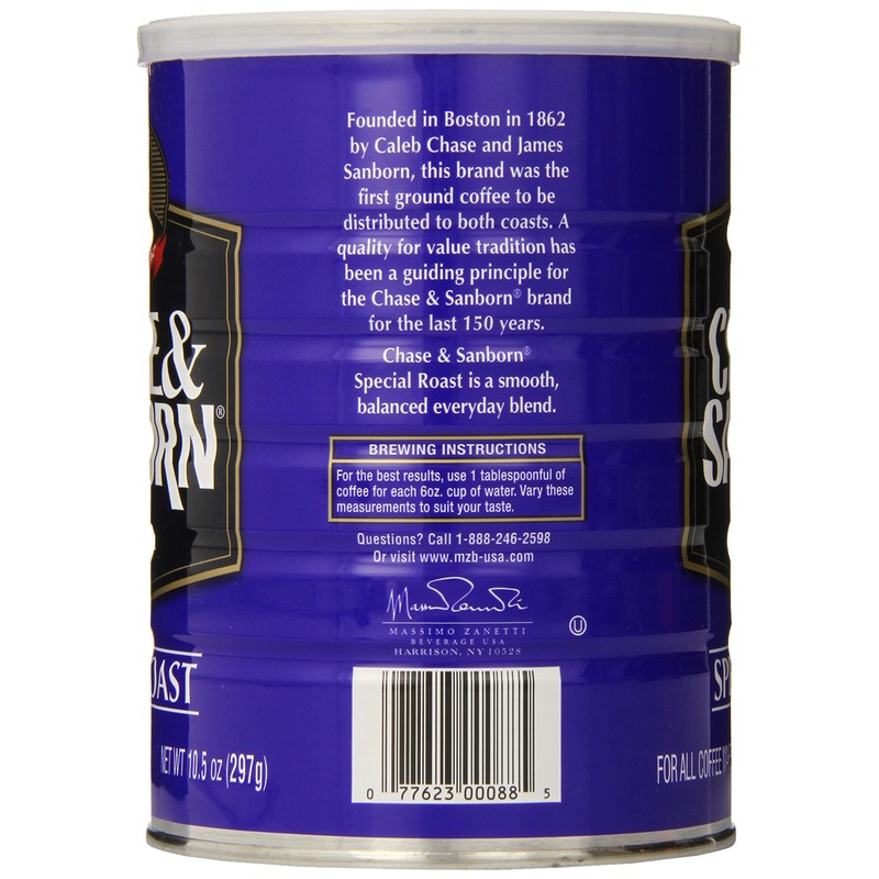 Chase & Sanborn Coffee, Special Roast Ground, 10.5 Ounce