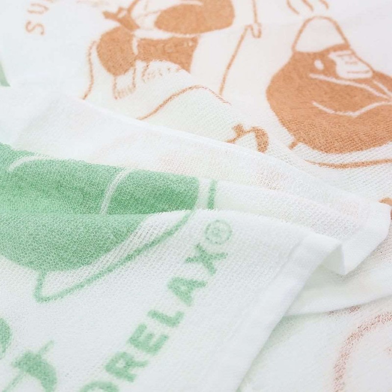 Pine Create Pine Create Relaxing Towel, Vihita Green Size: Approx.