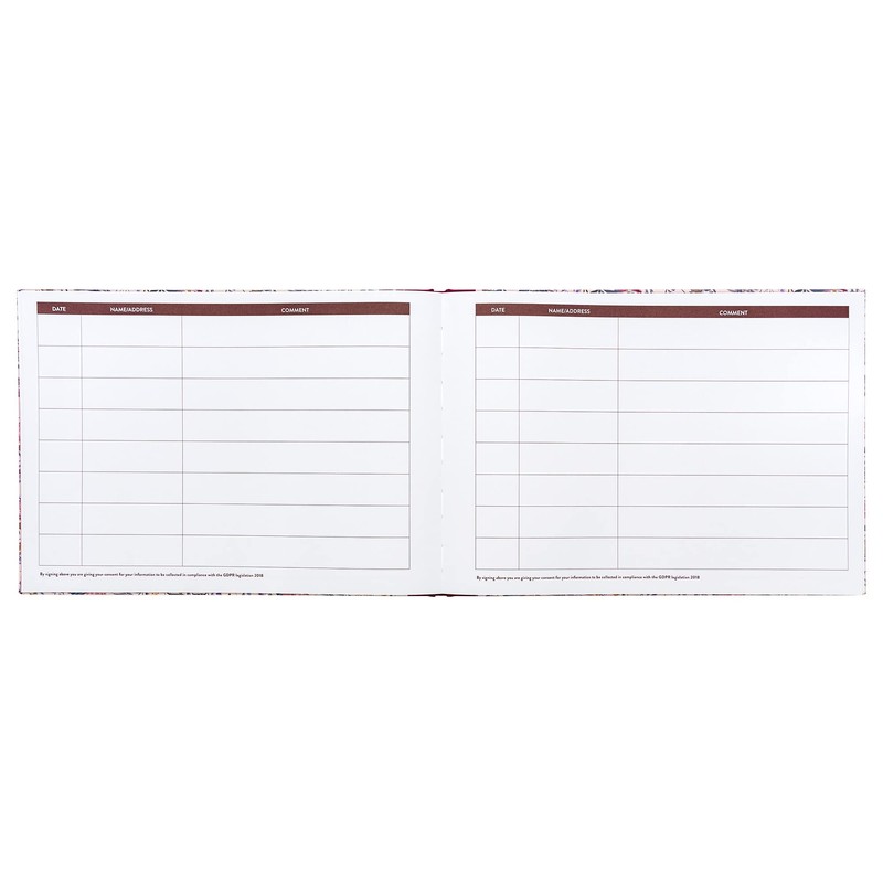 Pukka Pad, Bloom A4 Visitors Book – 96 Pages with