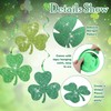 Chivertion 32 Pcs St. Patrick's Day Party Decorations Double-Sided Glitter