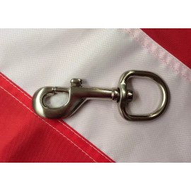 Stainless Steel swivel snap clip scuba diving equipment camping gear item #10