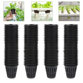 100 PCS Heavy Duty Net Pots for Hydroponics and Aquaponics