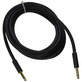 Rapco Horizon HOG-20B RoadHog Series Instrument Cable Gold Connectors 20-Feet