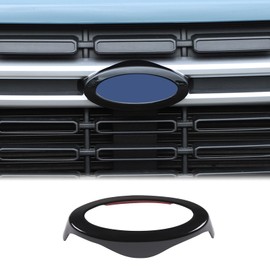 Car Front Emblems Trim Ring Cover Compatible with Ford Maverick 2022-2024 Car Front Center Decoration Logo Cover Front Hood Emblem Surrounding Ring Trim Front Badge Ring Cover ABS Exterior Accessories