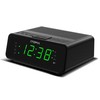 Alarm Clock with AM/FM Radio, 4-Level Dimmer, Snooze, Dual Alarms,
