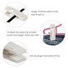 Zalizr 20 Pcs Velvet Hanger Clips, Strong Flocked Finger Clips