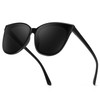IGnaef 2024 Oversized Big Large Cat Eyes Sunglasses for Women