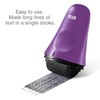 ID Defender Large Premium Stamp Roller Kit, Purple (3-Pack, Large)