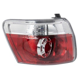 TRQ Driver Side Outer Tail Light Assembly Compatible with 2007-2012 GMC Acadia GM2800216