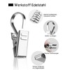 Sinofort Pack of 100 Curtain Clips Curtain Clips Curtain Clips