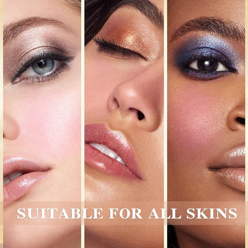 Cream Blush Stick with Brush,Waterproof Multi Cream Blush Stick Makeup,Lightweight,Long-lasting,Easy