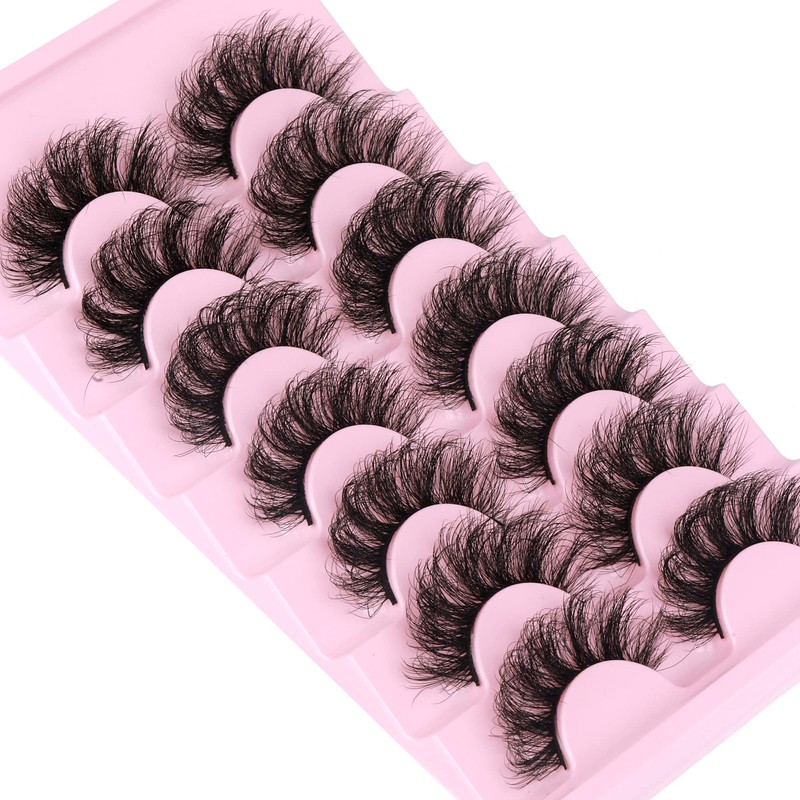 False Eyelashes Full Lashes Mink Wispy Thick Volume Eye Lashes