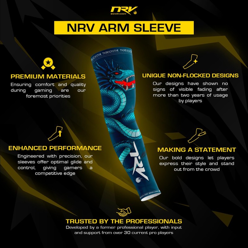 NRV Gaming Esport Compression Sleeve (Rxckstar Edition) - Optimize Your