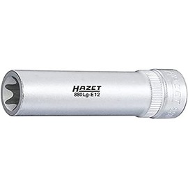 HAZET 880LG-E12 Long E-Type Torx Socket (0.4 inch (9.5 mm) Drive)