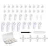 43 Pcs Ganchos de Pared Invisibles para Colgar en la