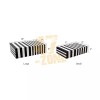 47-Zone S/2 Jacey Lidded Boxes Black White Indoor Outdoor Home