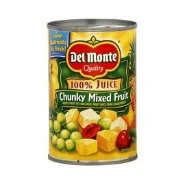 Del Monte Chunky Mixed Fruit in 100% Juice 15oz Can