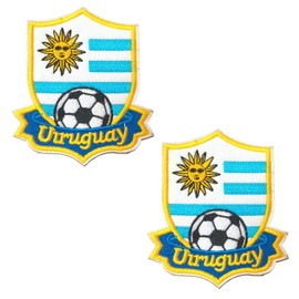 2 apliques de parches para planchar de la Copa Mundial de Fútbol 2026 (Argentina 4)
