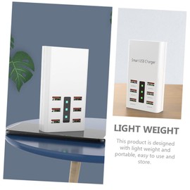 Operitacx Multi Port USB Ladegerät mit Anschlüssen USB Ladestation für Smartphones Tablets Eu Effizientes Schnellladen für Zuhause Büro Reisen