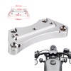 Unbranded CNC 1" Handlebar Riser Top Clamp For Harley Electra