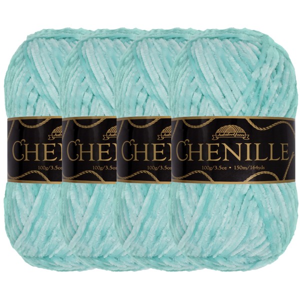 JubileeeYarn - Hilo de felpilla - Peso peinado - 100