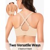 Wireless Seamless Comfort Bra Supportive Push Up Bra No Underwire