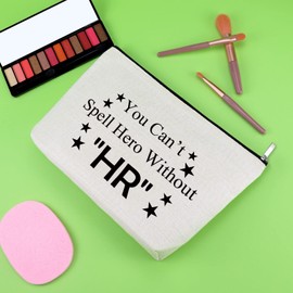 HR Gifts Makeup Bag HR Appreciation Gift Human Resources Gifts for Women HR Coworker Inspirational Gifts Employee Cosmetic Bag HR Director Gifts HR Manager Gifts Christmas Birthday Gift Cosmetic Pouch