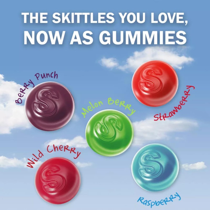 ASSORTIT X Skittles Collab Gummies Wild Berry Fun Size 1.5