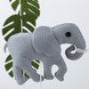 Zoo Animal Felt Baby Crib Mobile Lion Elephant Hand Made