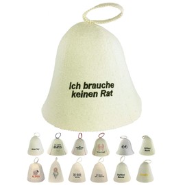 GMMH Sauna Hat Sauna Hat Made of Wool Felt – Felt Sauna Cap for Men and Women, Felt Cap for Sauna (SS20-09)