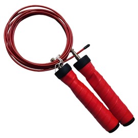 Adjustable Weighted Skipping Rope with Ultra-Smooth Ball Bearings | Anti-Slip Handles Fast Speed Jump Rope for HIIT Cardio Training & Home Gym Workouts