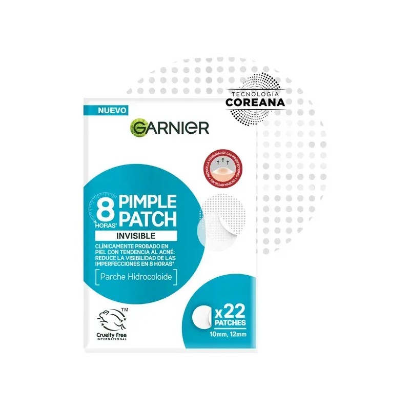Pimple Patch Invisible Anti Imperfecciones Garnier 22 unidades