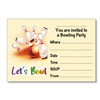(Pack of 20) Bowling Party Invitations - Single Sided Birthday