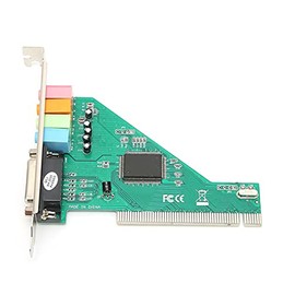 120dB PCI Sound Card, 4 Channel Surround Sound Sound Card, Full Duplex Playback, Support 3D/A3D/DLS/EAX/SPDIF/OUT, for Win 98/2000/XP/NT