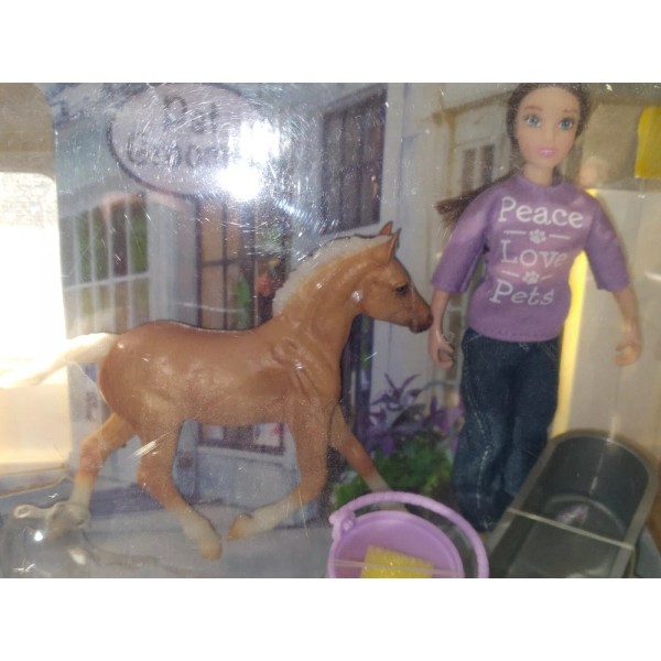 Breyer horse colt and doll