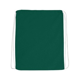 Q-TEES Q4500 Drawstring Sport Bag Large Heavy Duty Reusable Canvas Gym Sports Outdoors Swimming Sack (Pack of 2) (Black)