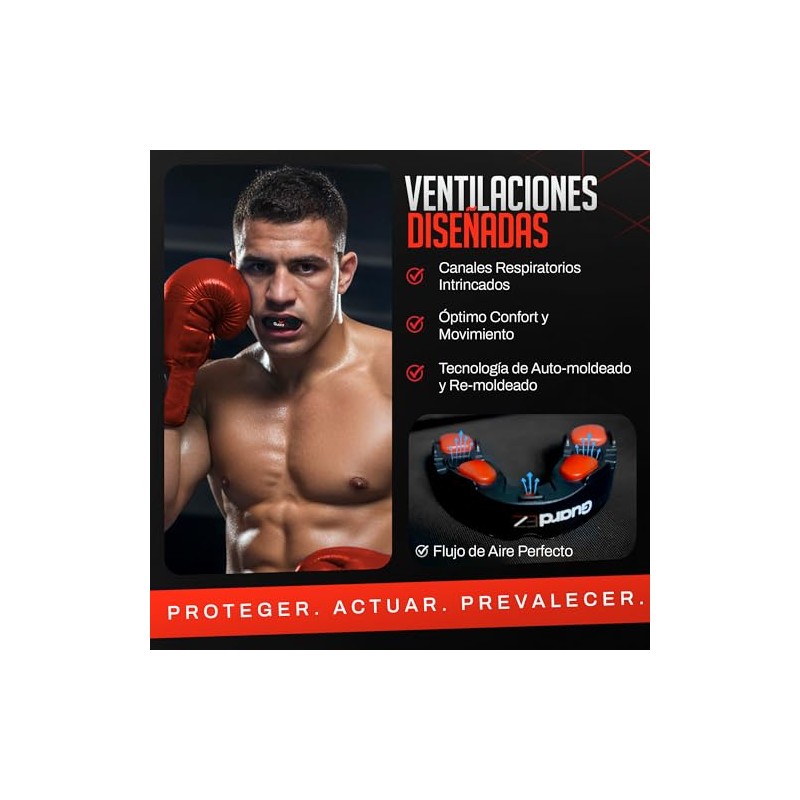 Gen?rico Mouth Guard Blanco Bucal Protector Deportes